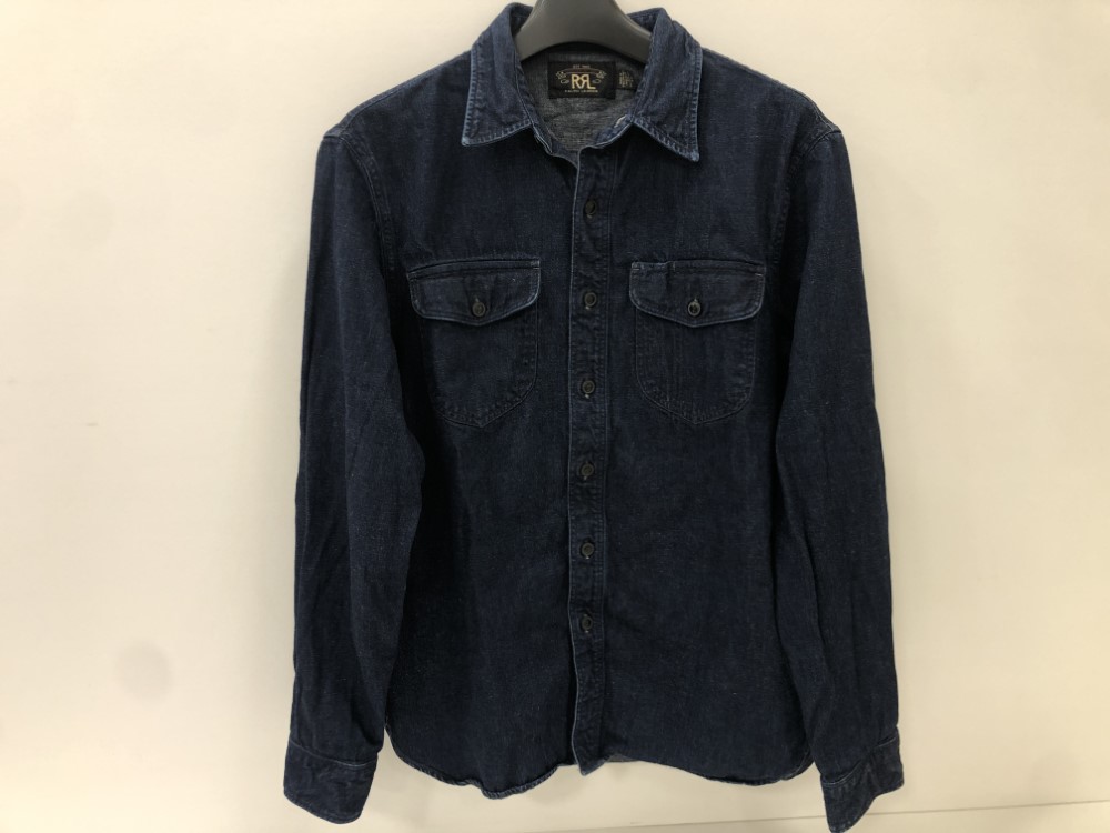 RRL デニムシャツ　Sサイズ 三越伊勢丹 | DOUBLE RL RALPH LAUREN/ダブル アール エル