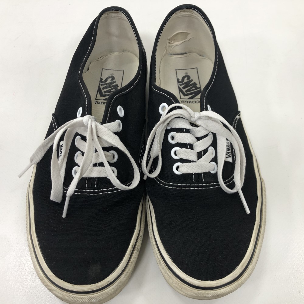【中古】 VANS OFF THE WALL Authentic wacko maria Black / Marshma VN000CRTBPT 27.5糎 US9.5 WMS-US11 UK8.5 スニーカー  07w60254  【大和店】