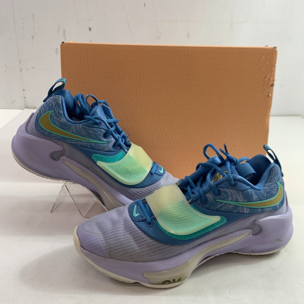 04w4549▽※【中古】Zoom Freak 3 Dutch Blue Metallic Gold/Ghost DA0694-401 Nike ナイキ フリーク3 27cm スニーカー【八王子店】