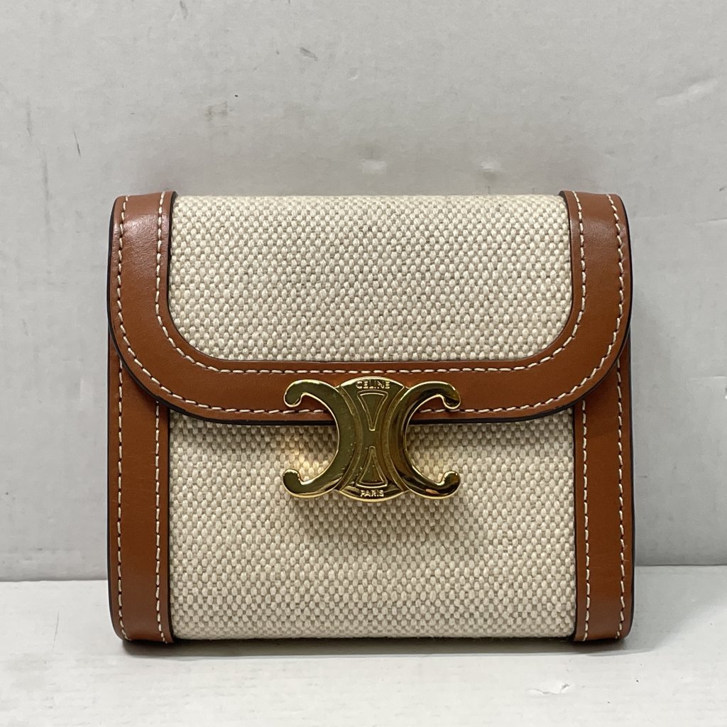 新年セール(1/4まで)CELINE 財布 トリオンフ 汚れあり 値下げなし 楽天市場】【☆未使用☆】CELINE/セリーヌ『スモールフラップ