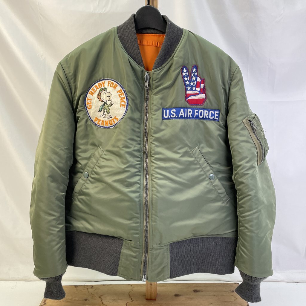 バズリクソンズ　スヌーピー　フライトジャケット BUZZ RICKSON'S バズリクソンズ MA-1 フライトジャケット