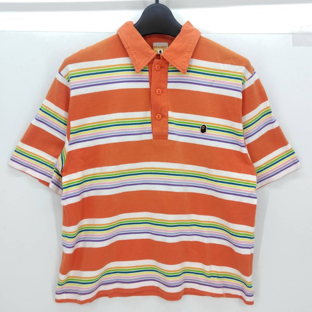 AAPE BY A BATHING APE 半袖　ポロシャツ　Lサイズ 楽天市場】A BATHING APE ア ベイシング エイプ ポロシャツ