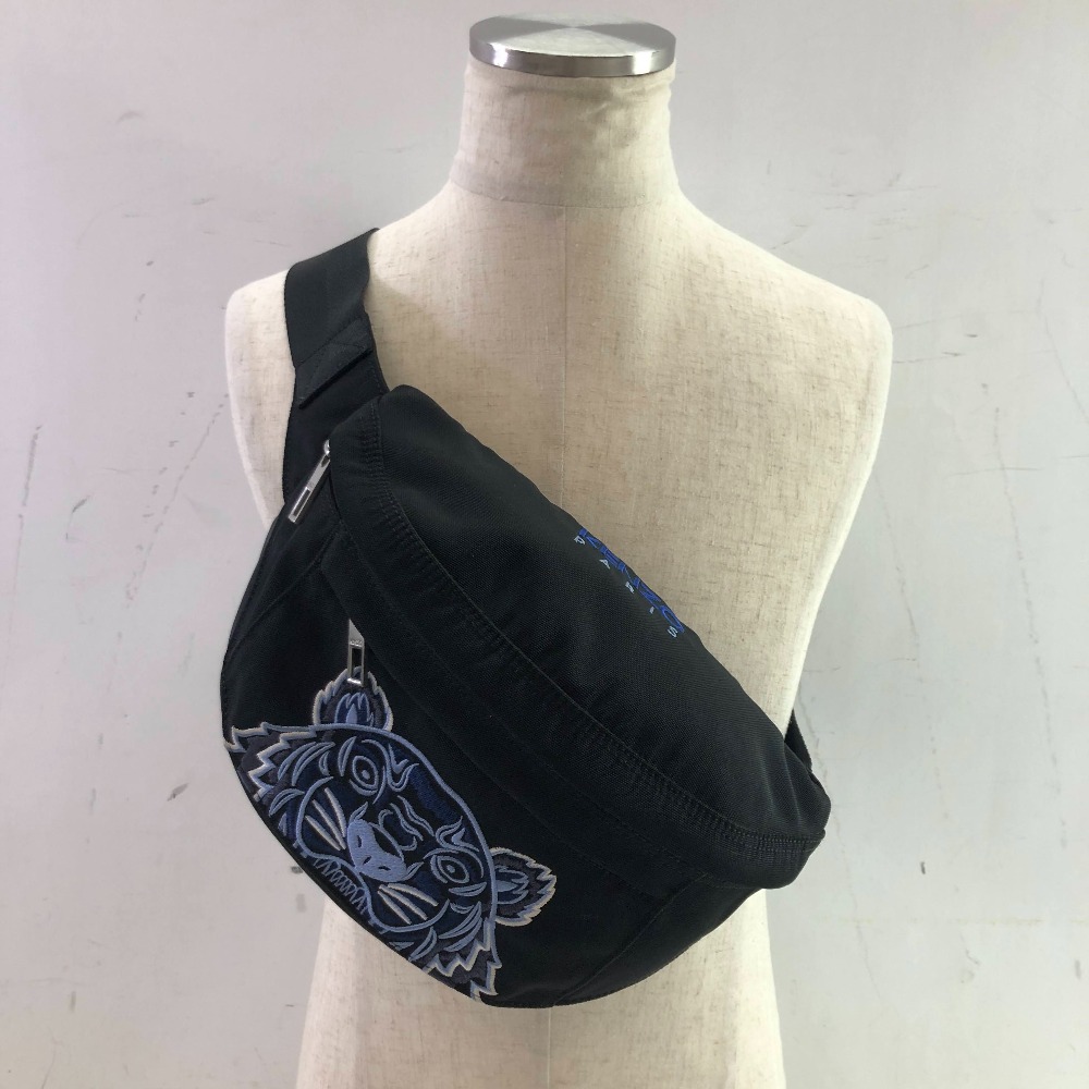 KENZO 虎刺繍 ボディバッグ 黒used KENZO 虎刺繍 ボディバッグ 黒used