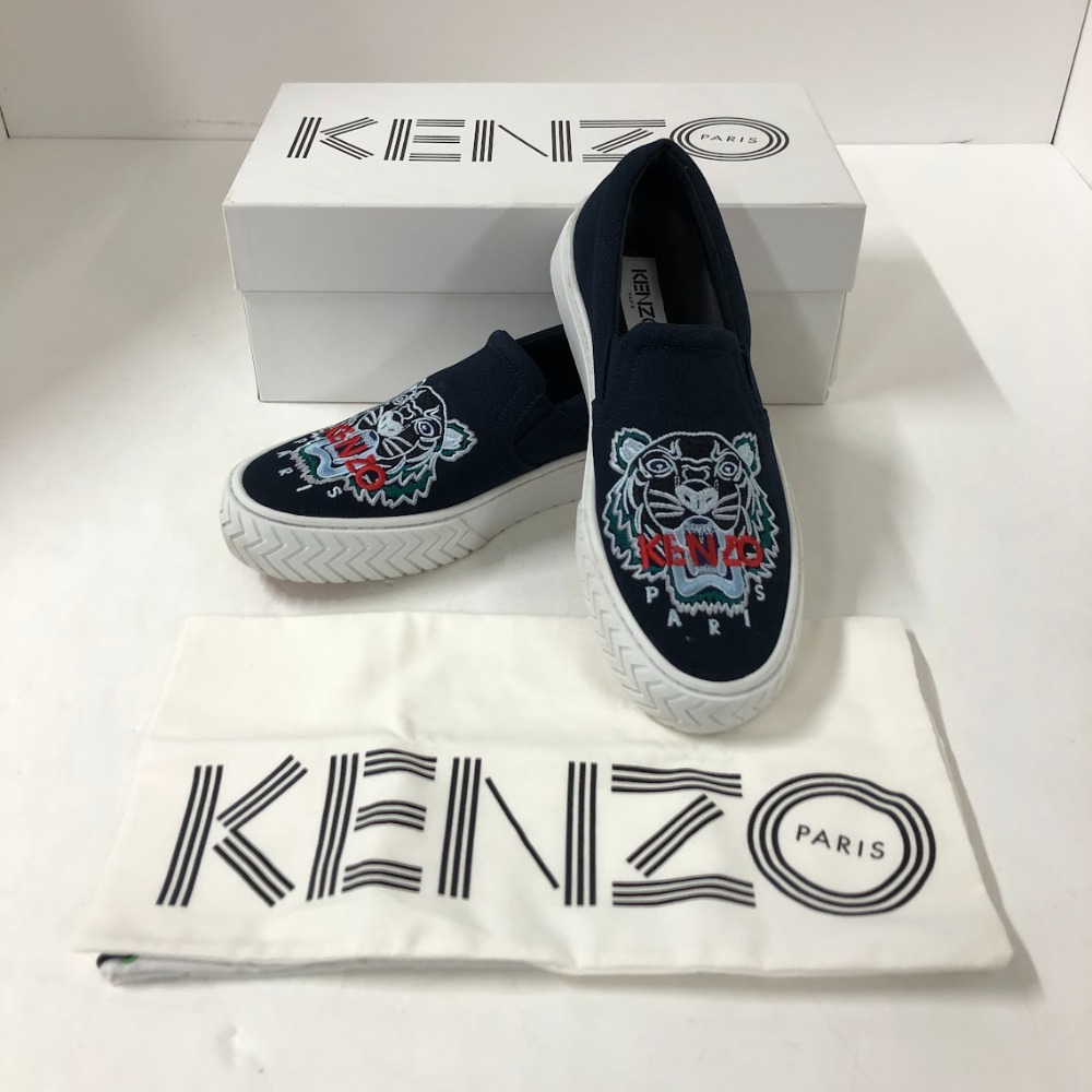 楽天市場】【ケンゾー】Kenzo レザー エスパドリーユ スリッポン