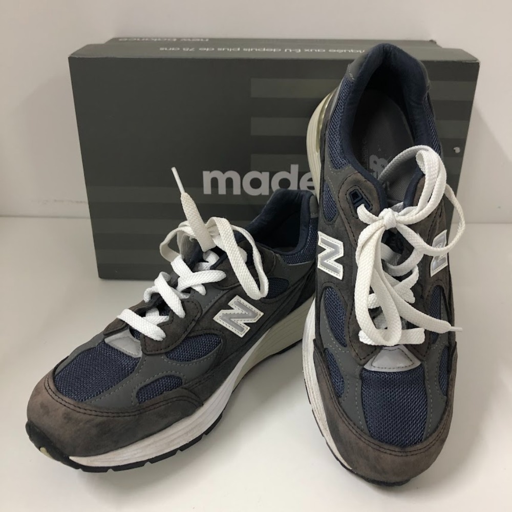 【中古】 new balance（ニュー平衡にする）M992GG 26.5糎 米国海軍 US8.5 UK8 EU42 メンズスニーカー 箱付き添い人 08w12048  【水戸店】