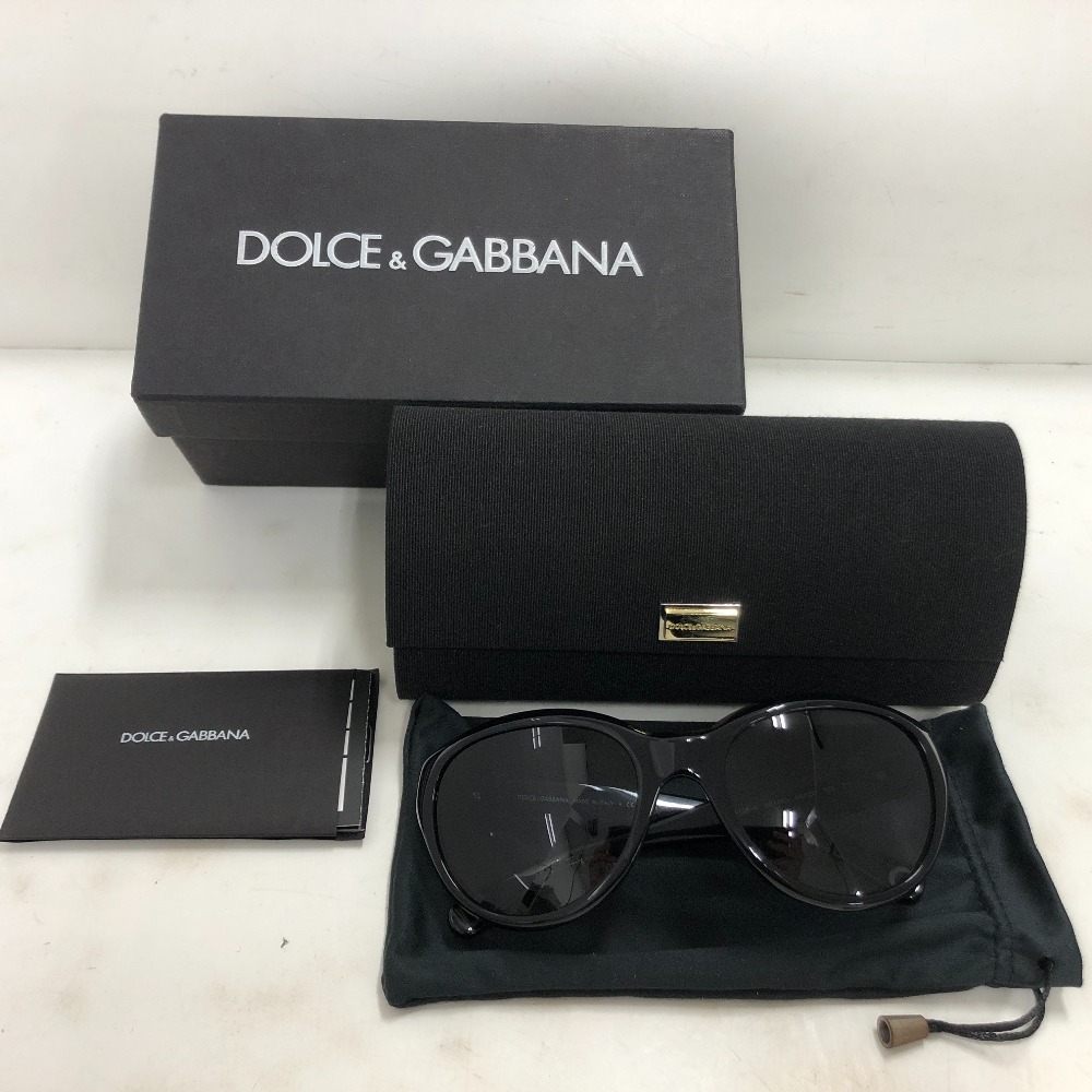 値下げ！美品！ DOLCE & GABBANA  サングラス  ケース付き 美品】DOLCE&GABBANA ドルガバ サングラス D&G ケース付き 茶