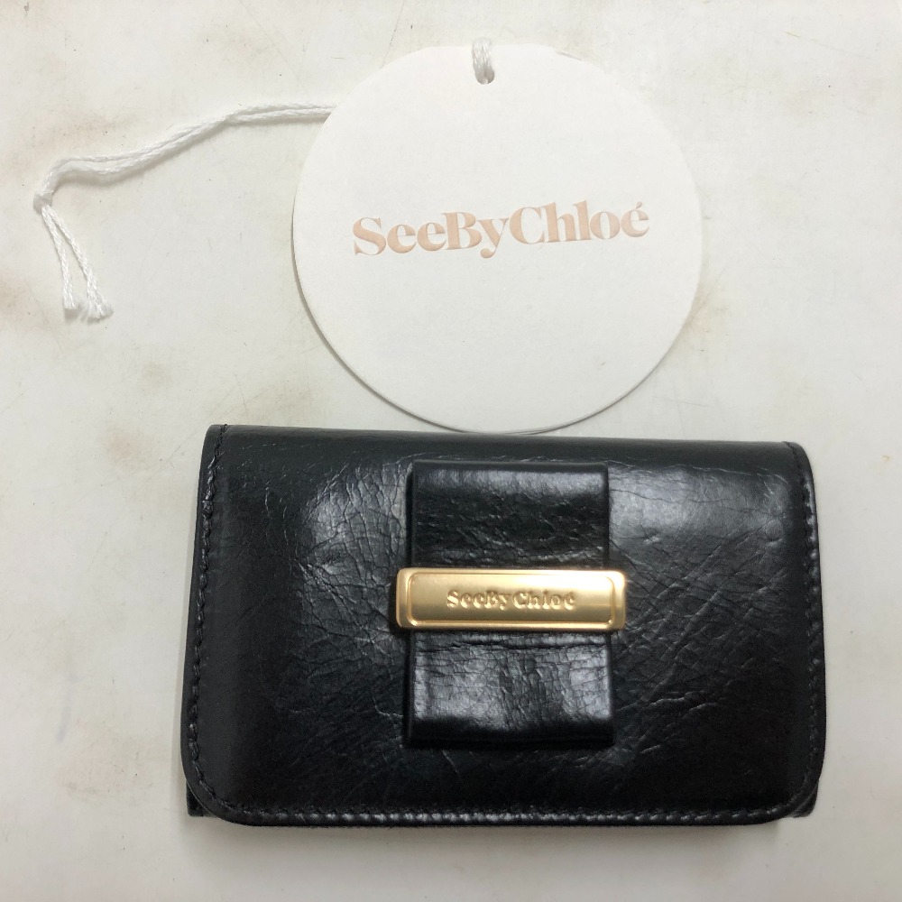 新品未使用　クロエchloe キーケース　黒　リボン 楽天市場】Chloe BOBBIE6連キーケース クロエ ボビーロゴ刻印