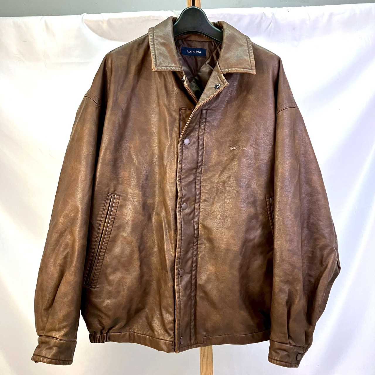 楽天市場】NAUTICA ノーティカ 襟レザー スウィングトップジャケット