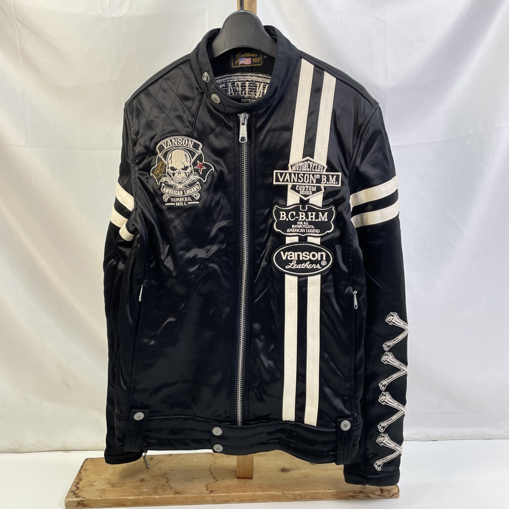 楽天市場】【VANSON】バンソン『レザーライダースジャケット size38