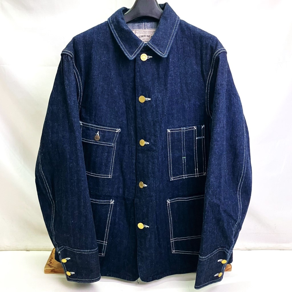 ウェアハウス（WAREHOUSE） デニムカバーオール サイズ38 WAREHOUSE ウエアハウス デニム|ワークジャケット|カバーオール