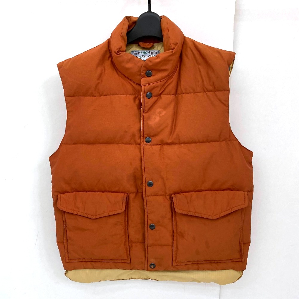 【中古】 Wrangler ラングラー 90's 90年代 ダウンベスト アウター オレンジ系 サイズL メンズ アメカジ 03w21303 【入間店】