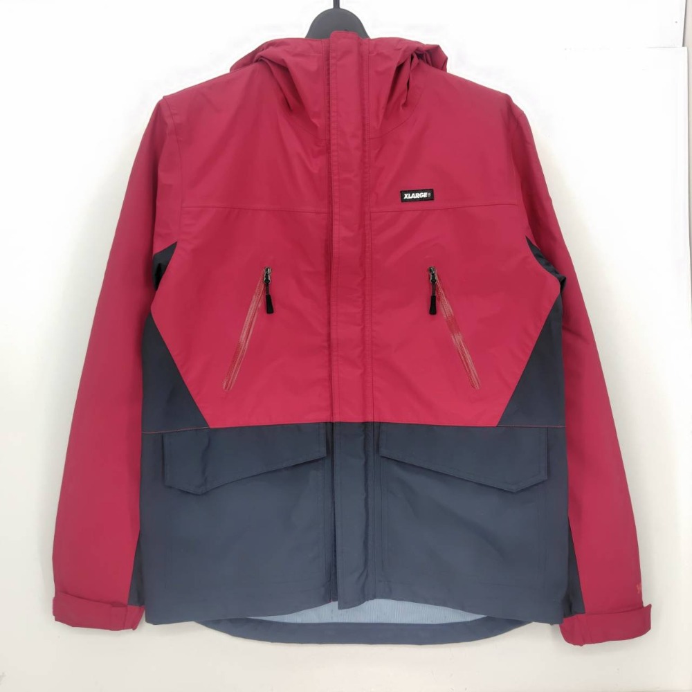 エクストララージ XLARGE 3レイヤー マウンテンパーカー 3 LAYER MOUNTAIN PARKA レッド/ネイビー サイズS メンズ マウンテンパーカー ナイロン 05w15610 【館林店】