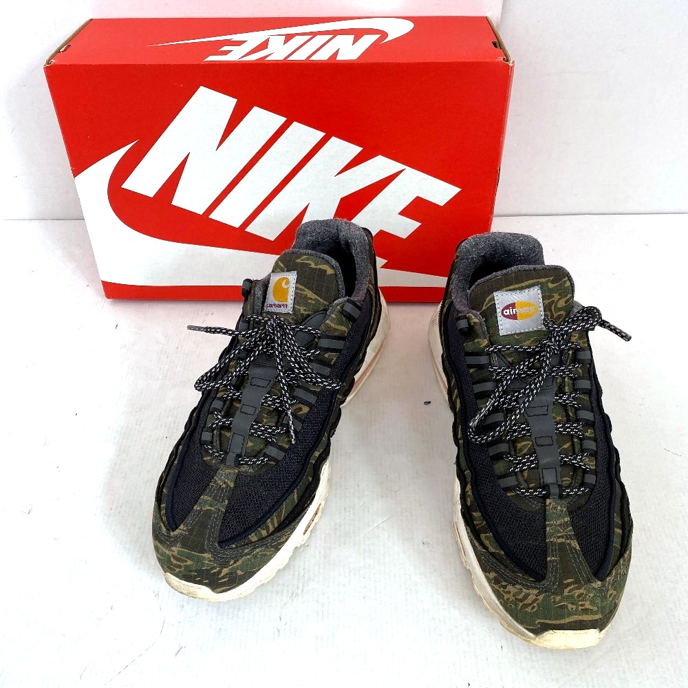 楽天市場】NIKE AIR MAX 95 CARHARTT WIP black/total orange-sail