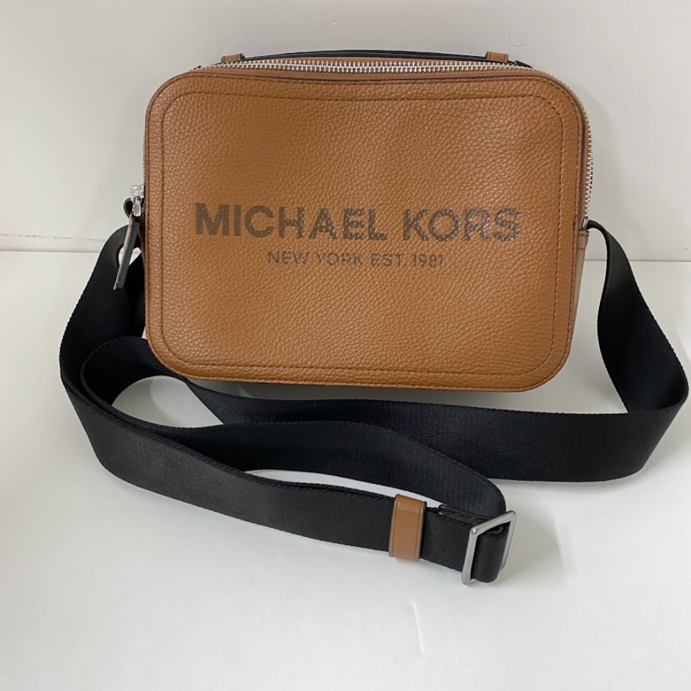 【中古】 MICHAEL KORS マイケルコース ショルダーバッグ COOPER EW マップバッグ 茶色 キャメルブラウン【水戸店】 7,762円