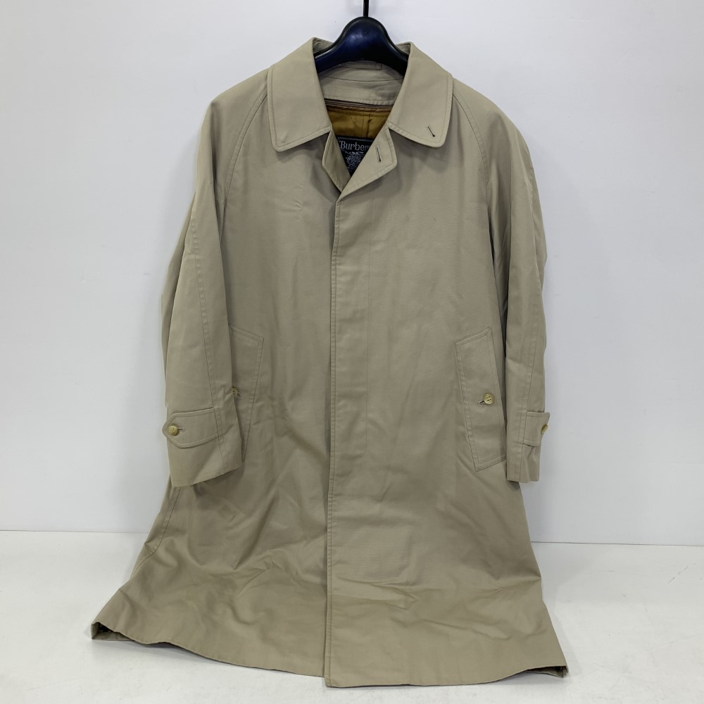 07w6927★BURBERRY/バーバリー/トレンチコート/S大いさ/ベージュ/メンズ【中古品】  トレンチコート  07w6927  【大和店】 コート・ジャケット-メンズファッション