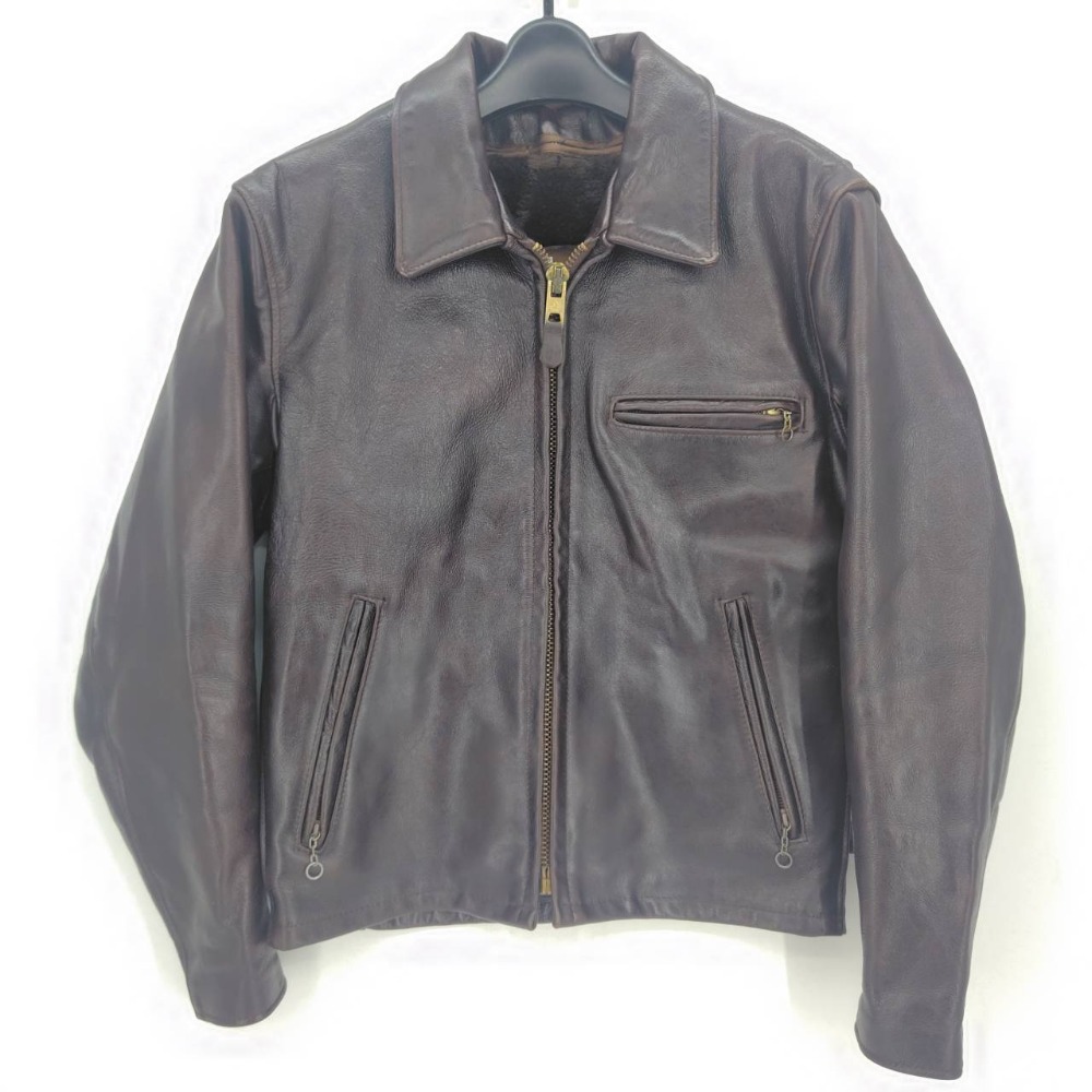 楽天市場】SCHOTT シングルライダースジャケット 34 黒 ショット 642