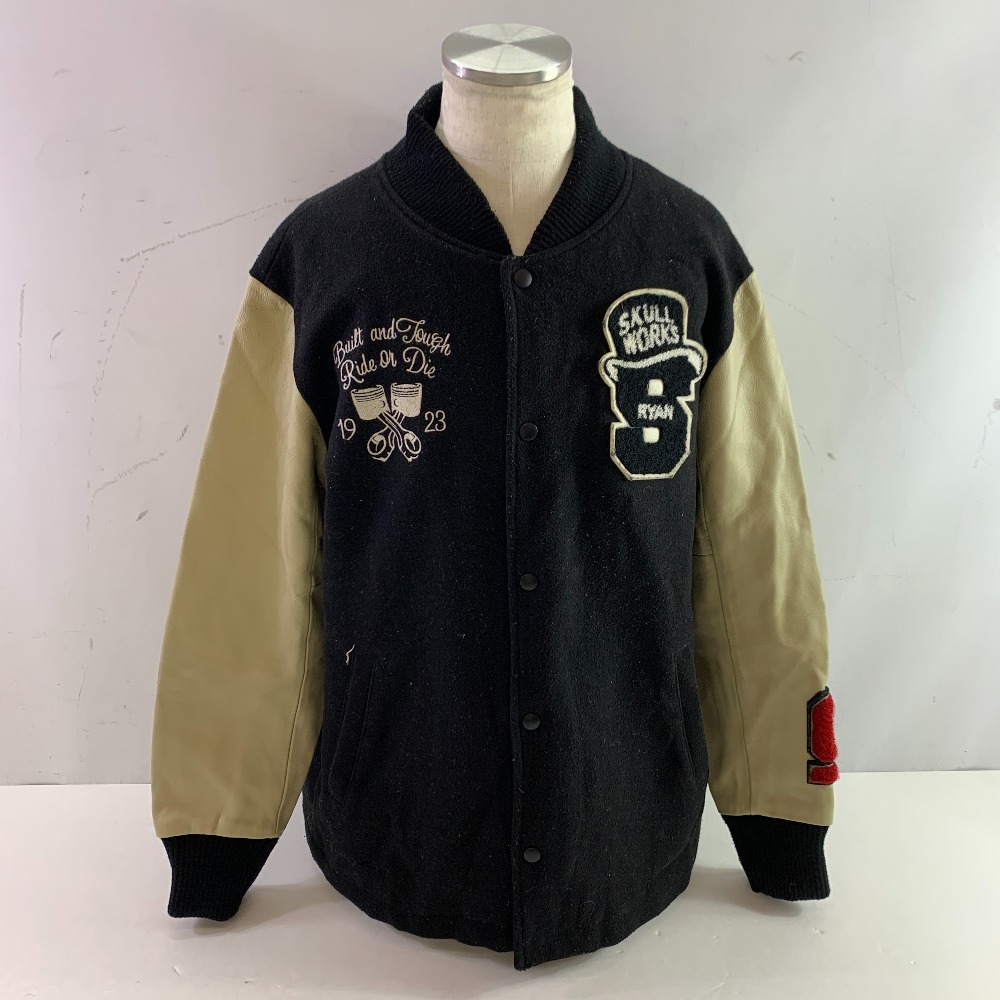 楽天市場】SKULL WORKSスカルワークス◇SW LOOSER STADIUM JACKET