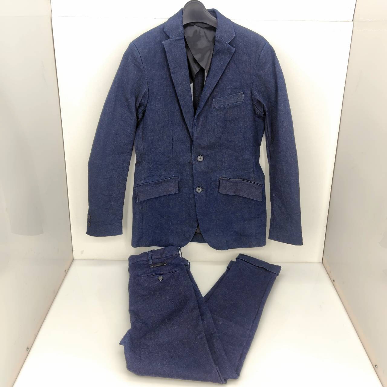 【中古】 マスターピース MASTERPIECE オルソー also デニムセットアップ インディゴ 日本製 メンズ セットアップ コットン 05w16735 【館林店】|トレーダー 店