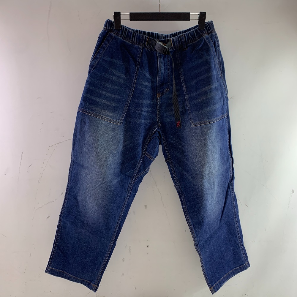 04w5335▽※【中古】グラミチ パンツ GRAMICCI メンズ デニム ルーズ テーパード ワイド 9分丈 ボトムス GUP3-S2059 Mサイズ【八王子店】
