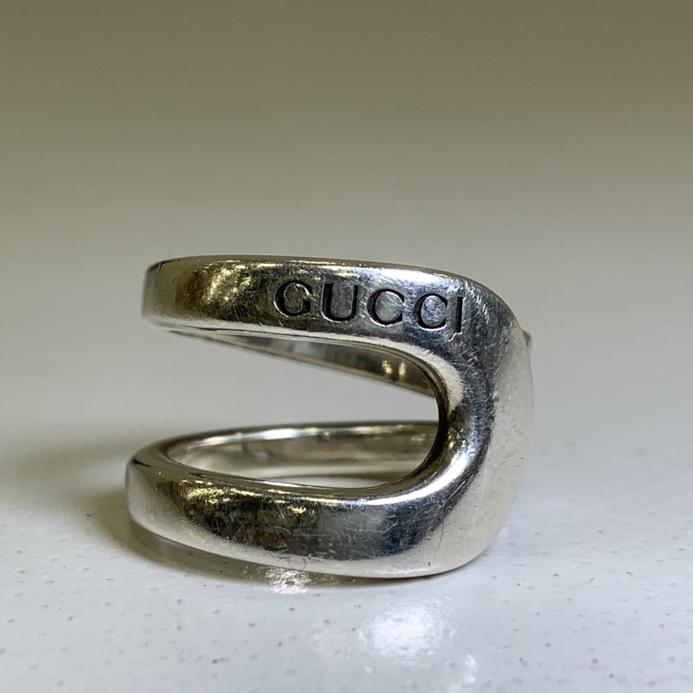 楽天市場】グッチ （GUCCI） ホースビット シルバー リング 925 指輪