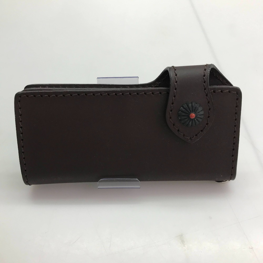 【中古】 サドルなめし革  ロングウォレット レザーウォレット 赤銅色 メンズ  長紙入れ 05w16335  【館林店】