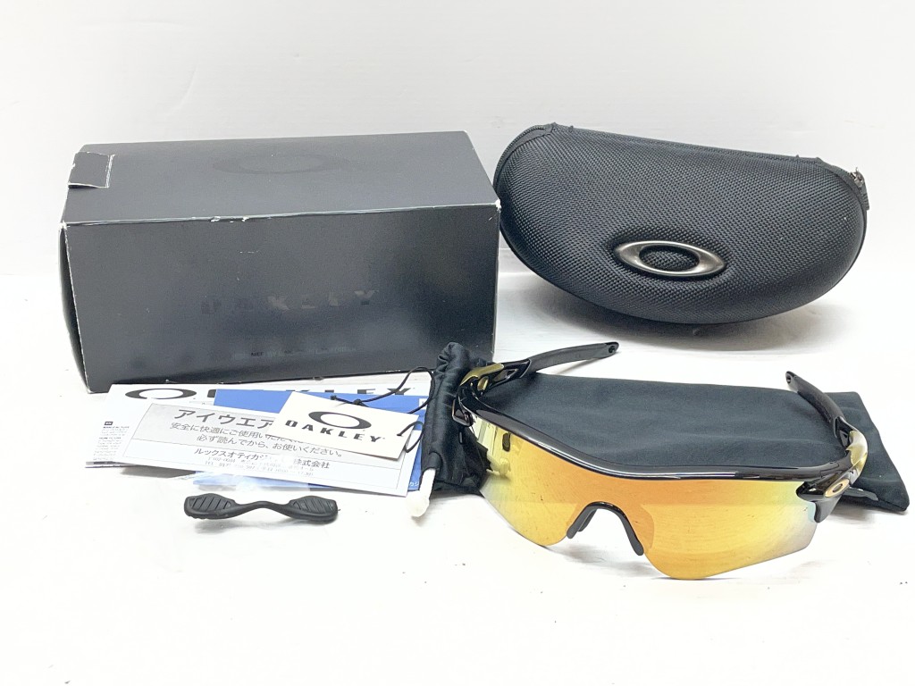 【中古】 オークリー OAKLEY メンズ RadarLock Path レーダーロックパス ポリッシュドブラック アジアンフィット プリズム24Kポラライズド スポーツサングラス ケース・保存袋あり サングラス OO9206-7438 01w-5901 【結城店】