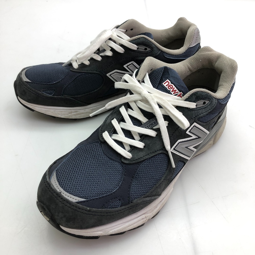 【中古】 ニューバランス NEW BALANCE メイビー 27.5cm EU43 USA製 メンズ スニーカー 990V3 05w17321 【館林店】