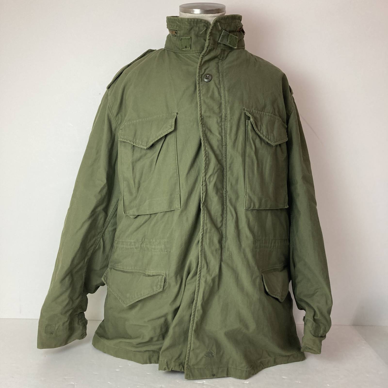 04w5567〓※【中古】SO-SEW STYLES inc ソーソースタイルインク ミリタリーコート COLD WEATHER DSA100-74-C-141G カーキ Large Long 【八王子店】
