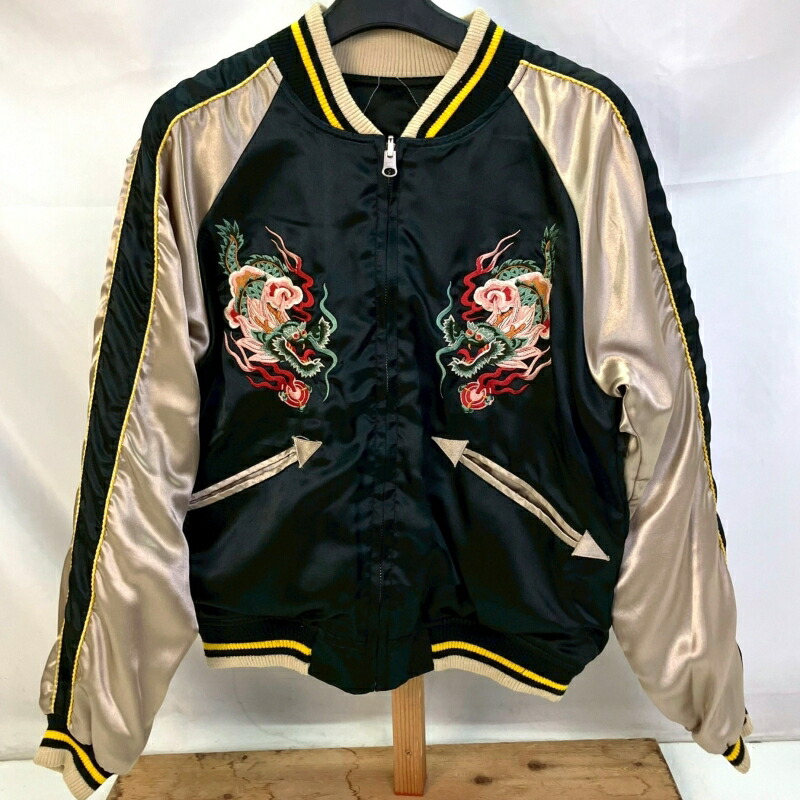 楽天市場】【中古】US古着 ワンダラーズ WANDERERS サテン スカジャン
