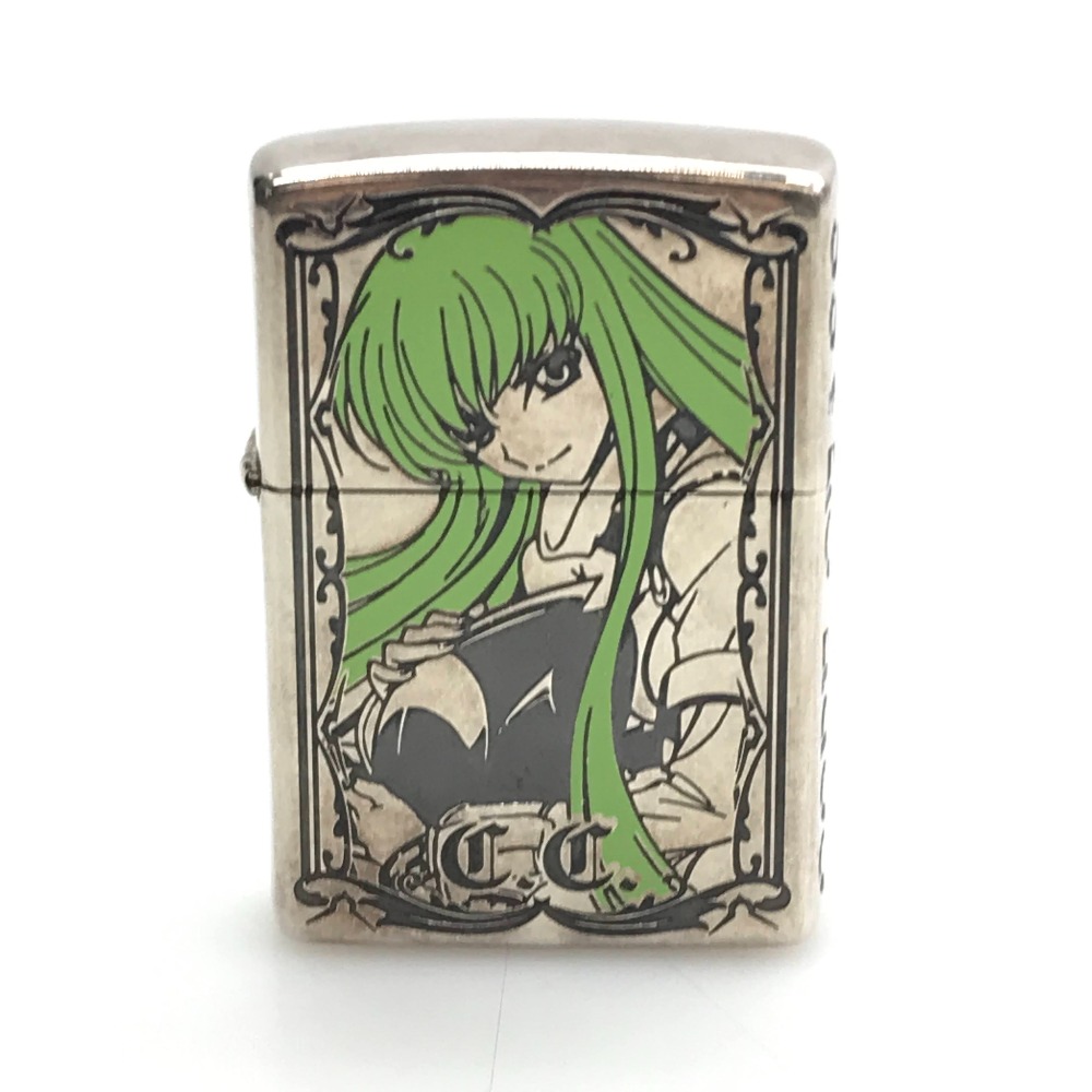 【中古】 ジッポ ZIPPO オイルライター コードギアス 反逆のルルーシュ C.C. シルバー メンズ ライター 05w17785 【館林店】