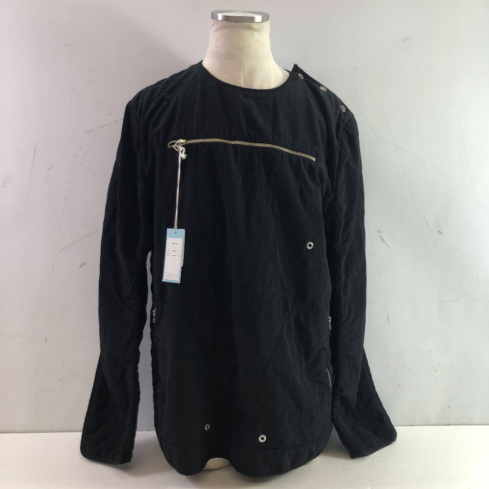 04w5932∞※【中古】 BED J.W. FORD ベッドフォード Multi layered Pullover マルチ レイヤー プルオーバー 21AW-B-IN01 ブラック サイズ3 キルティングジャケット 【八王子店】