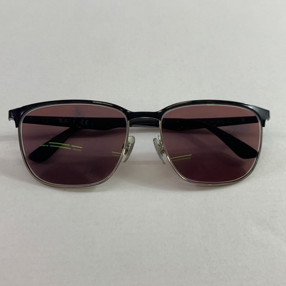 04w5840▽※【中古】Ray-Ban レイバン サングラス RB3569 90048G 59サイズ 59□17 145 3N スクエア ブロー ラバー コンビネーション 度数付き【八王子店】