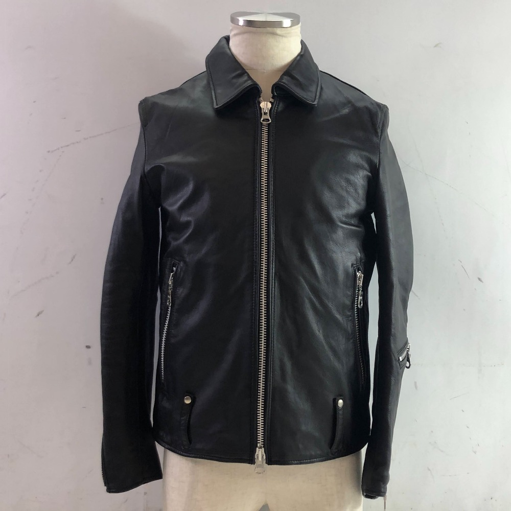 楽天市場】S【nano・universe GOAT SKIN LEATHER JACKET NUC23LO250GL