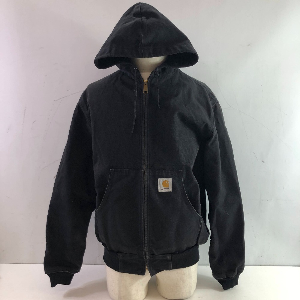 04w5943∞※【中古】 carhartt カーハート アクティブジャケット ダック J03 BLK ブラック サイズM 【八王子店】