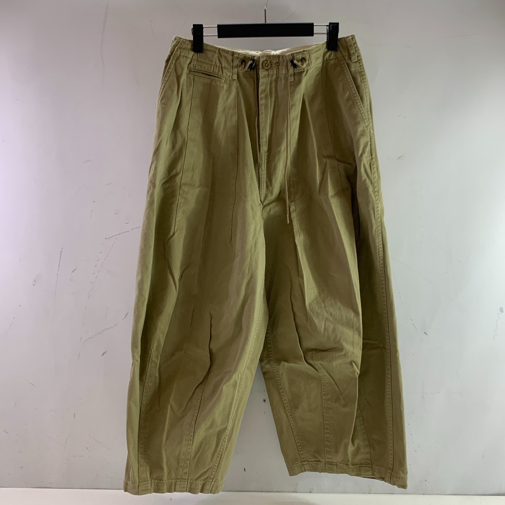 04w5866▽※【中古】Needles ニードルス H.D.Pant Military CH386 ベージュ サイズ2 ワークパンツ 【八王子店】