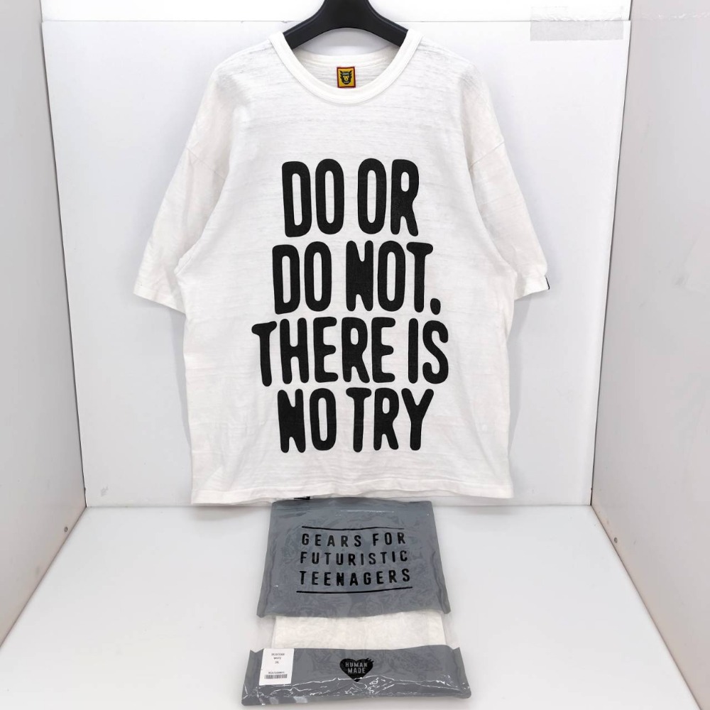 【中古】 ヒューマンメード HUMAN MADE STAR WARS T-SHIRTS ホワイト サイズXXL 日本製 メンズ 半袖Tシャツ コットン 05w18525 【館林店】