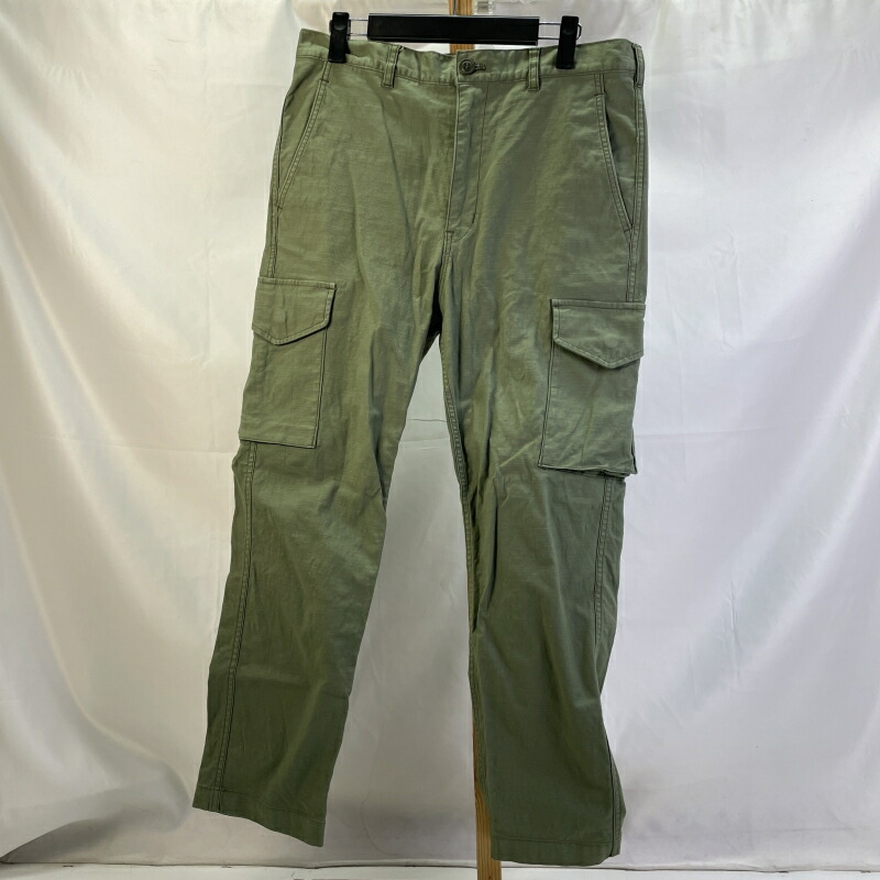 COMME des GARCONS HOMME コムデギャルソンオム 22SS 日本製 コットンツイル テーパードカーゴパンツ HI-P013 M Olive 6ポケット ジップフライ ボトムス【中古】【COMME des GARCONS HOMME】 COMME des GARCONS - COMME des GARCONS HOMME コムデギャルソンオム