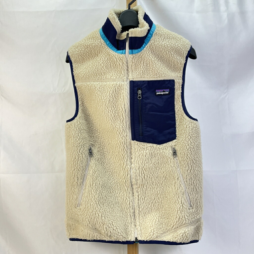【中古】 パタゴニア patagonia レトロXフリースベスト アイボリー サイズXS メンズ ベスト ポリエステル 23047FA13 01w-6136 【結城店】