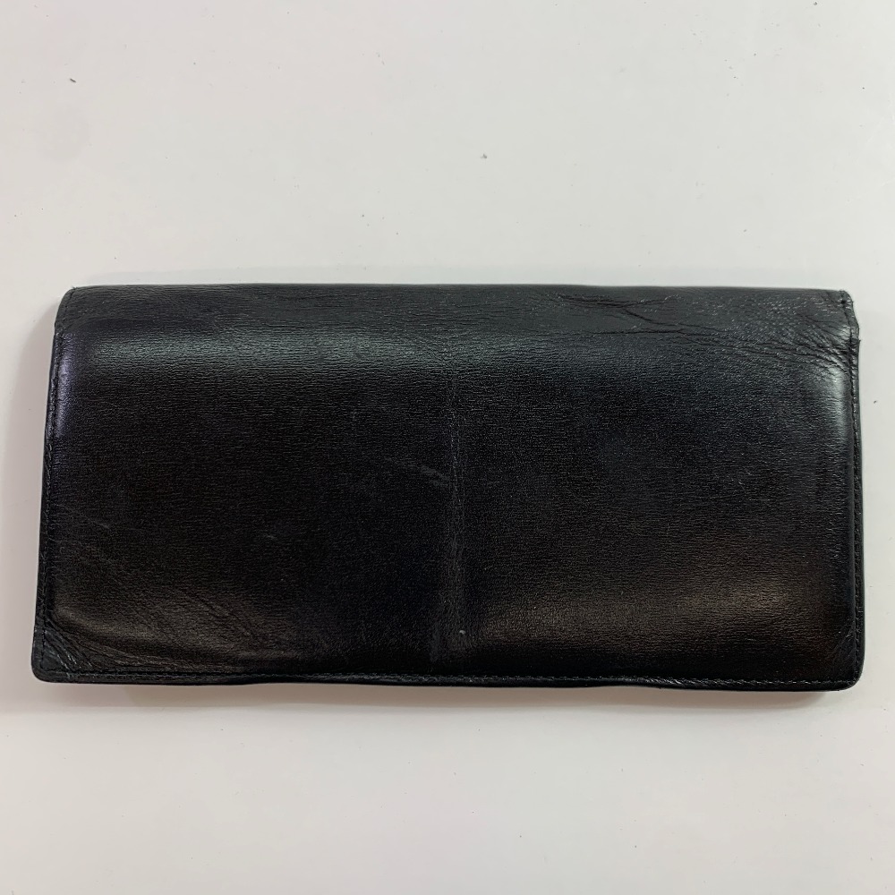 04w6128▽※【中古】キプリスコレクション CYPRIS 長紙入れ 御釣り入れ絶無 歌留多入れもの 本革 なめし革 日本製 紙入れ 黒いこと【八王子店】