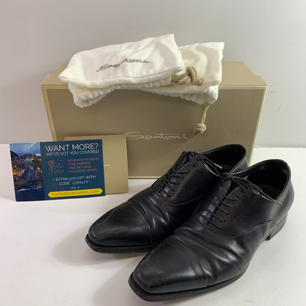 楽天市場】SANTONI サントーニ 14728 外羽根ストレートチップ シューズ