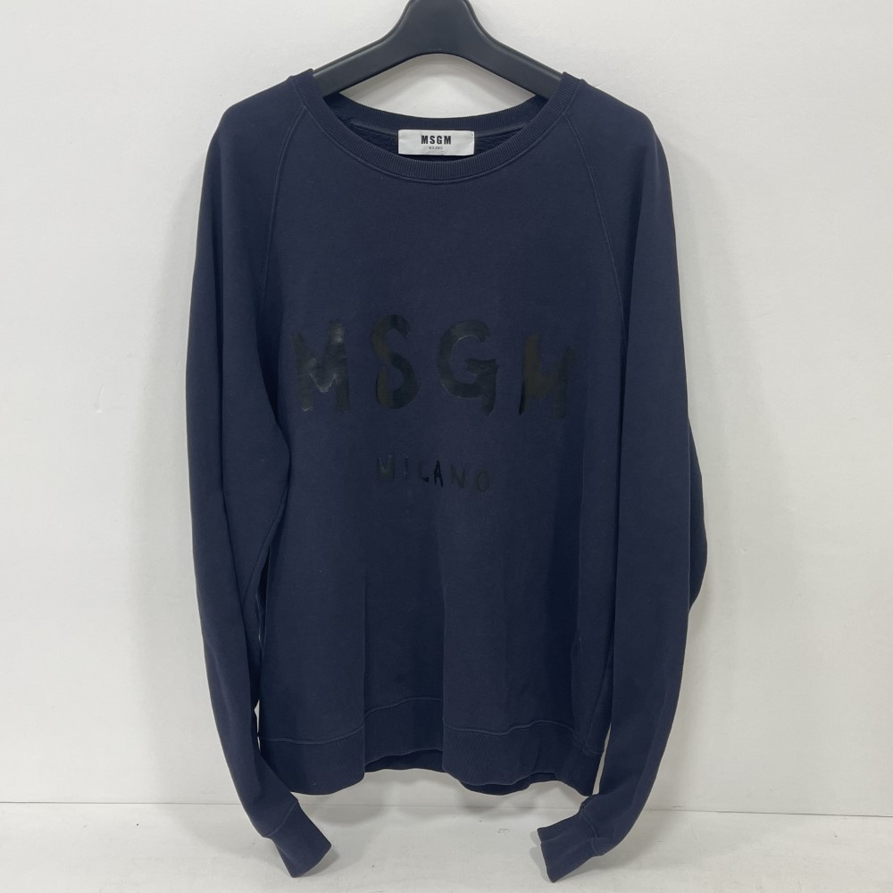 MSGM(エムエスジーエム) ブラック Mサイズ 中古品 スウェット 07w70055 【大和店】