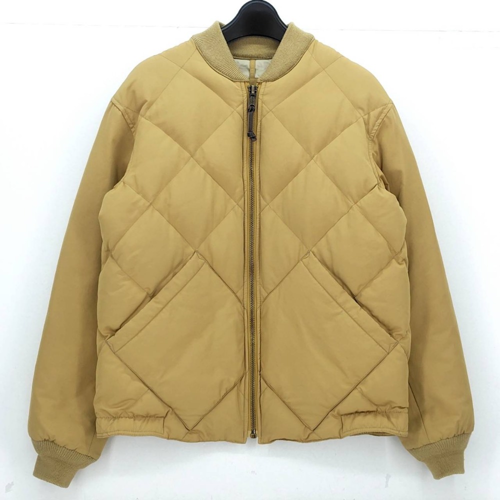 【中古】 エディー・バウアー Eddie Bauer スカイライナー Skyliner ダウンジャケット ベージュ サイズS 中国製 メンズ ポリエステル 05w19094 【館林店】