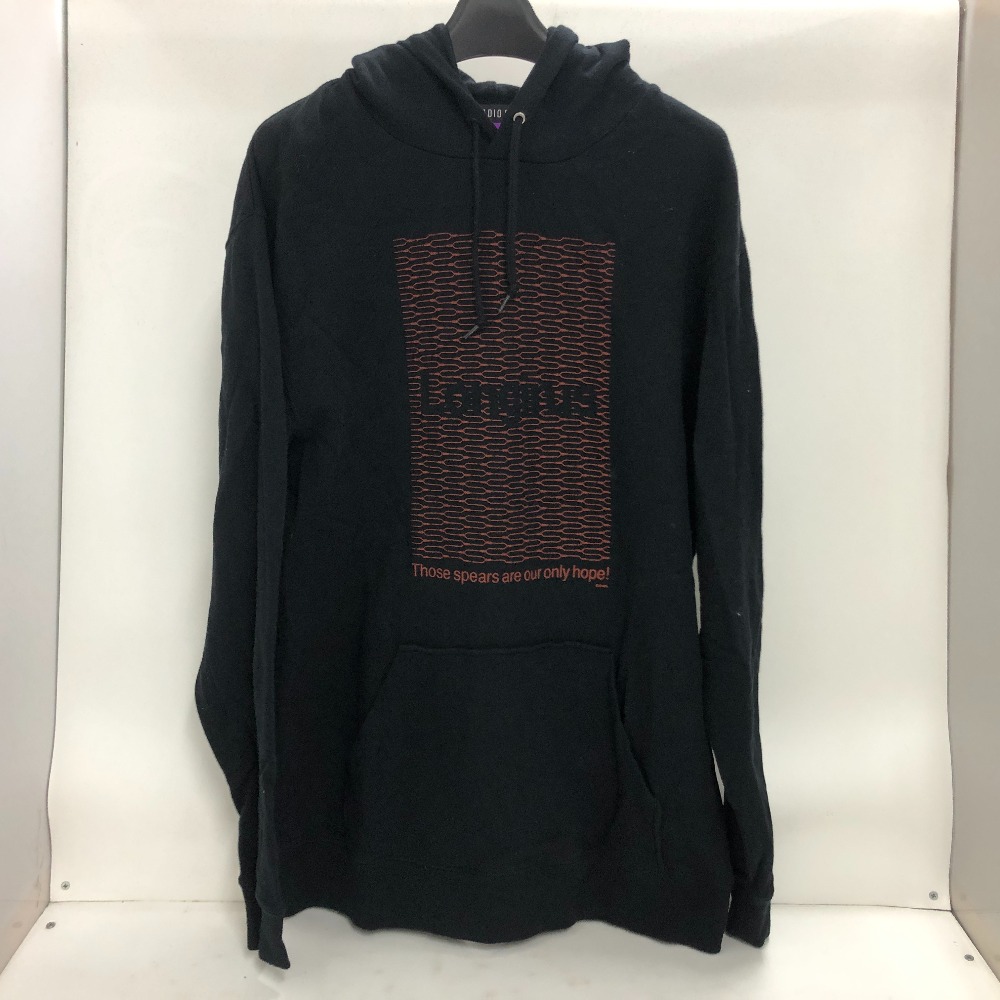 【中古】 RADIO EVA プルオーバーパーカー ブラック ベトナム製 メンズ サイズ不明 パーカー コットン 02w23409 【牛久店】