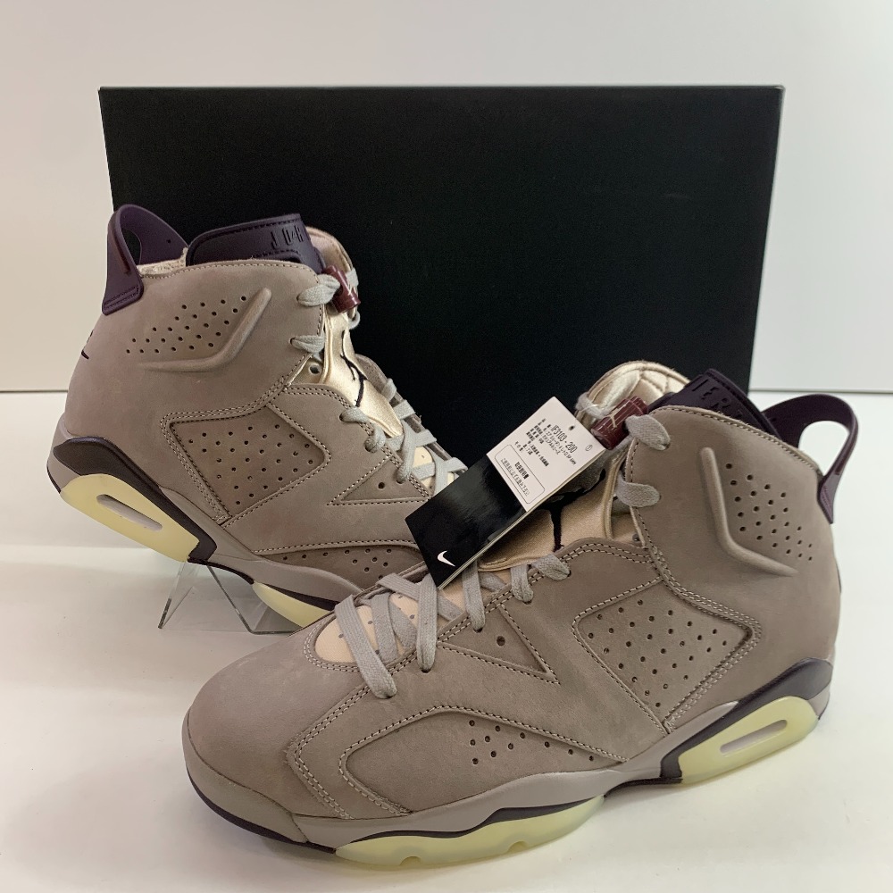 04w6261▽※【中古】A Ma Maniere &times; Nike Air Jordan 6 Retro Smokey Mauve IF3103-200 アママニエール &times; ナイキ エアジョーダン6 レトロ スモーキーモーブ 28cm【八王子店】｜トレーダー　店