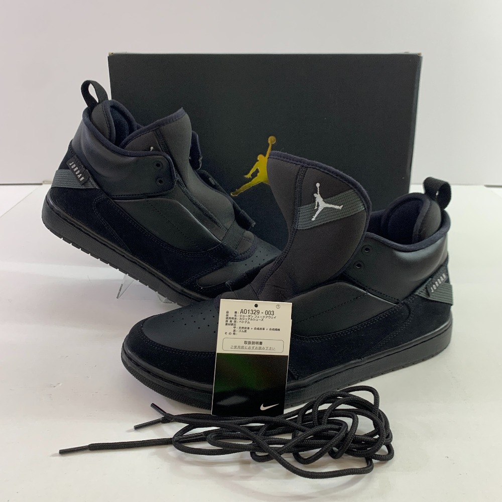 04w6268▽※【中古】Nike Jordan Fadeaway AO1329-003 ナイキ ジョーダン フェイドアウェイ ブラック/アンスラサイト/ホワイト 29cm【八王子店】