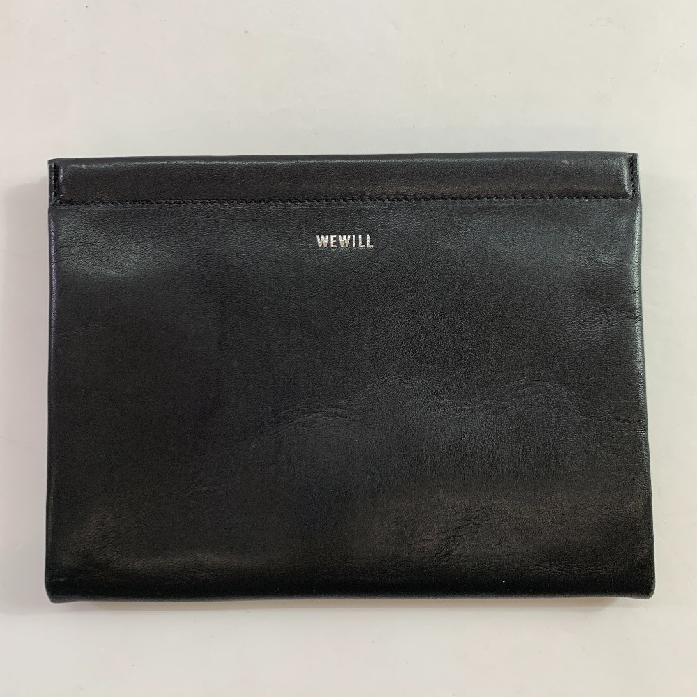 04w6276▽※【中古】WEWILLxPORTER ウィーウィルxポーター クラッチバッグ ポーチ ブラック 小物入れ【八王子店】|トレーダー 店