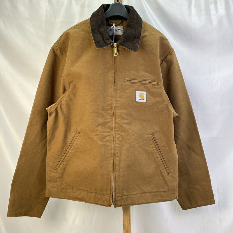 【中古】 Carhartt W.I.P カーハート ワークインプログレス デトロイトジャケット タグ付き ブラウン サイズM メンズ アウター I033112-26S-00S02 01w-6358 【結城店】|トレーダー 店