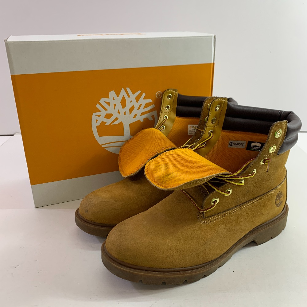 04w6293▽※【中古】ティンバーランド 6 IN ベーシック 6 INCH LACE BOOT TIMBERLAND ブーツ メンズ 赤銅色 肺結核1A27TP231 レジスタント 細工物ブーツ 28.5糎【八王子店】