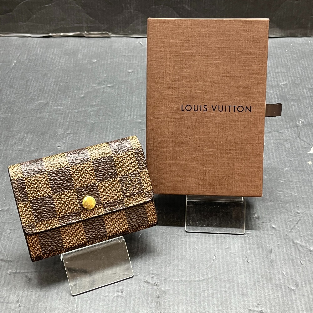 【中古】 LOUIS VUITTON ダミエ ポルトモネ プラ コインケース N61930 コインケース 06w22547 【三郷店】｜トレーダー　店