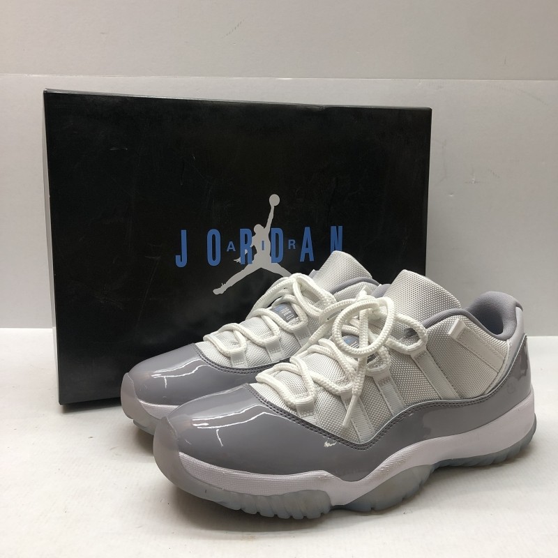 【中古】 ナイキ NIKE 27.5cm UK8.5 EU43 JORDAN11 RETRO LOW AV2187-140 WHITE/UNIVERSITY BLUE ジョーダンイレブン ローカット バスケットシューズ NBA マイケルジョーダン 靴 01w-6404 【結城店】｜トレーダー　店